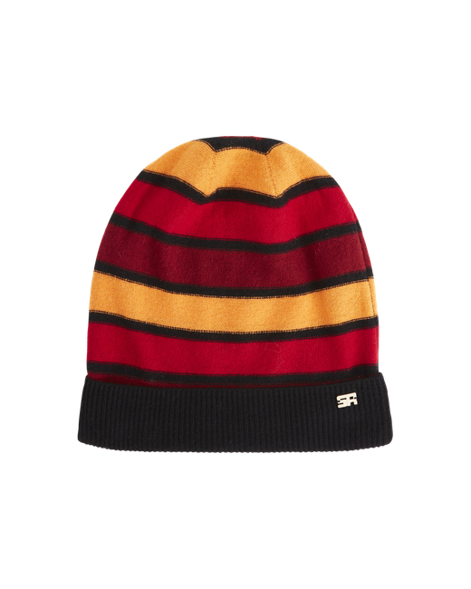 Sonia Rykiel Wool And Cashmere Striped Hat Ac06