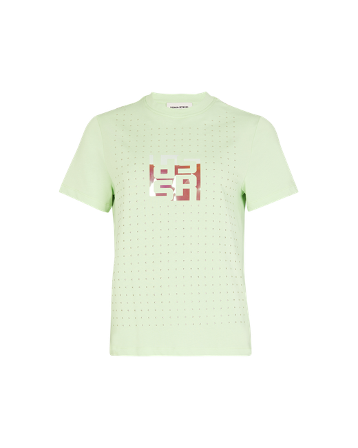 Sonia Rykiel Short-sleeved Crew-neck T-shirt Cotton Jersey Te17