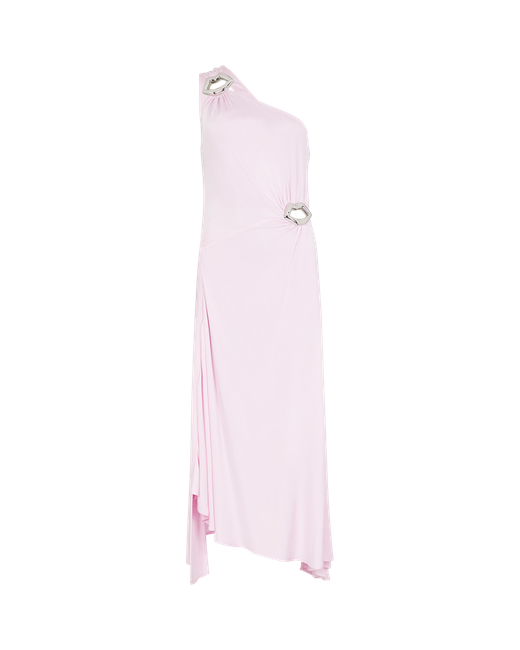 Sonia Rykiel Draped Asymmetrical Jersey Dress R062