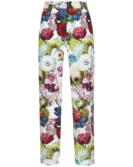 Dolce & Gabbana Flower Power Cropped Pants