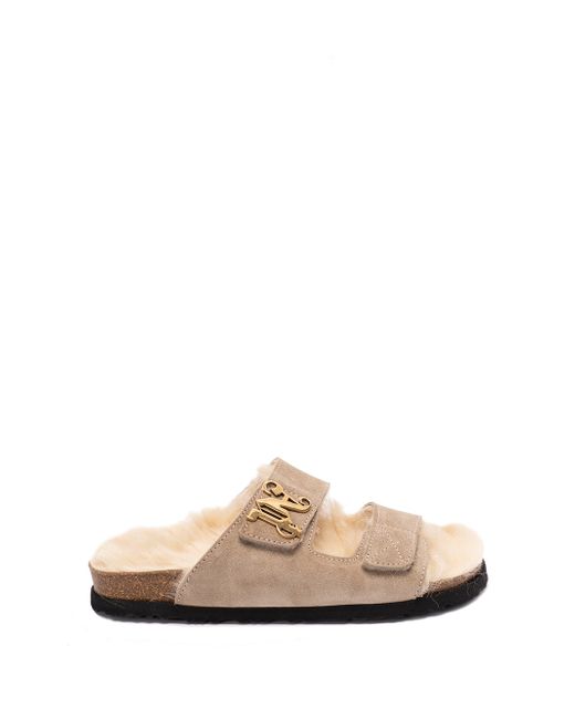 Palm Angels Pa Comfy Slippers Open Toe