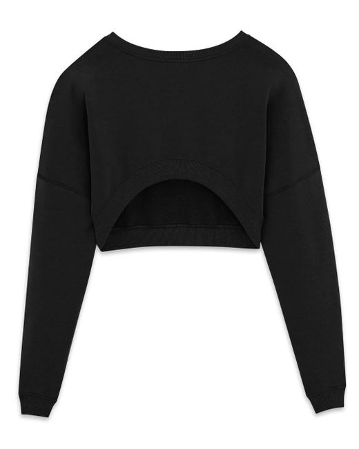 Saint Laurent Cropped Sweatshirt