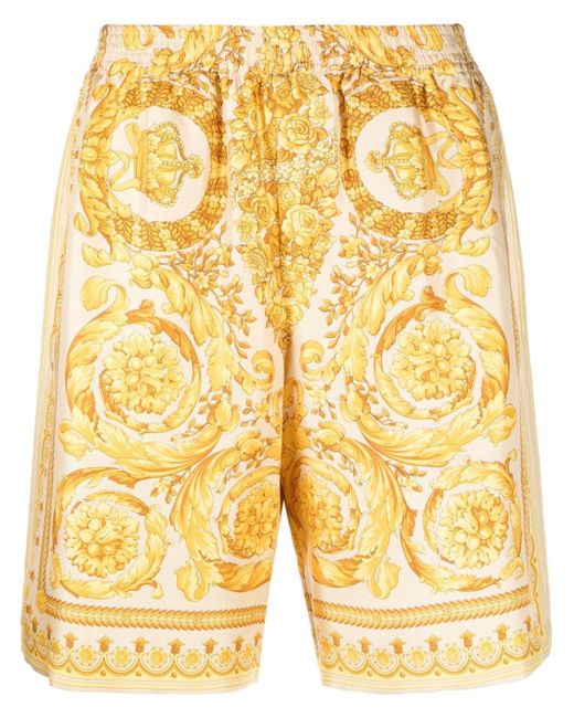 Versace Barocco Print Shorts