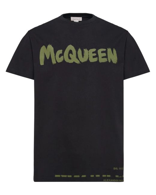 Alexander McQueen Graffiti Print T-Shirt