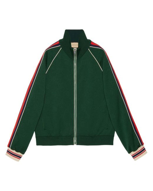 Gucci Gg Jacquard Zip Jacket