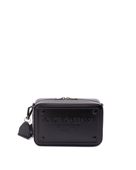 Dolce & Gabbana Crossbody Bag With Raised Logo