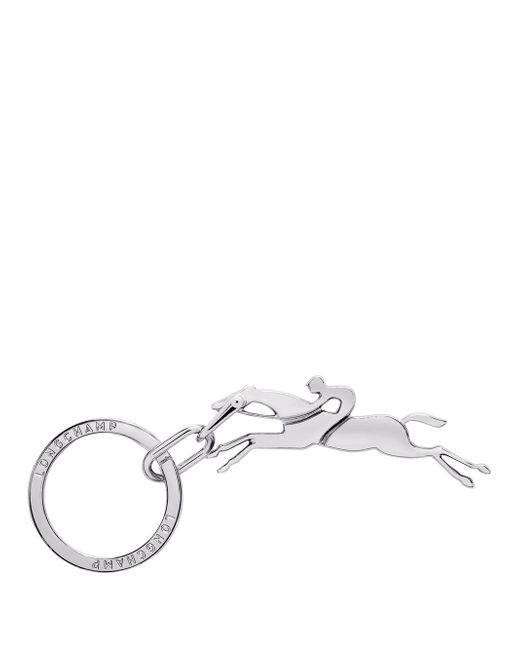 Longchamp Metal Horse Key Ring