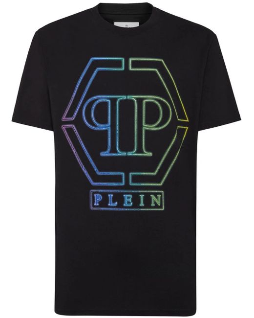 Philipp Plein Embroidered Round-Neck T-Shirt
