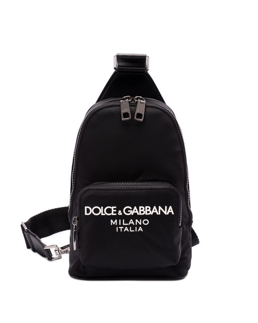 Dolce & Gabbana Logo Lettering Crossbody Bag