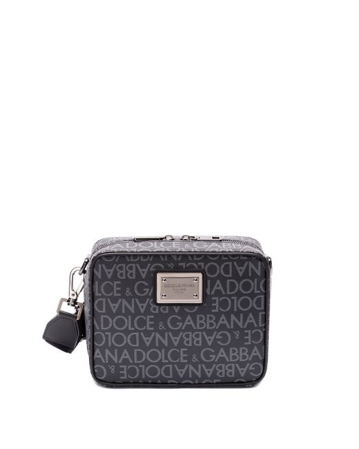 Dolce & Gabbana Allover Logo Crossbody Bag