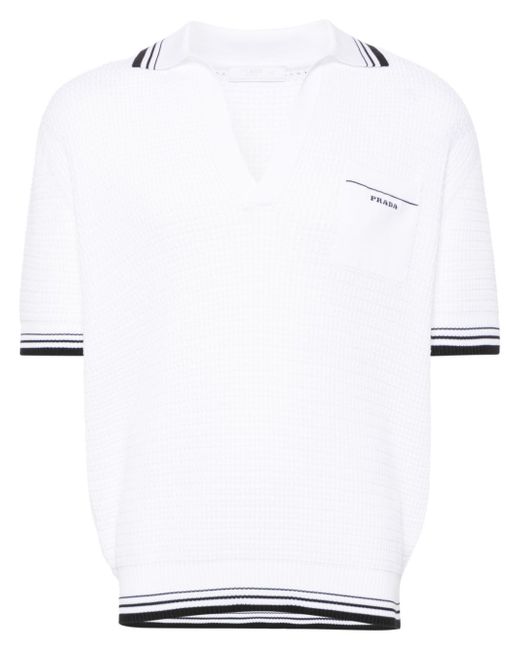 Prada Cotton Polo T-Shirt