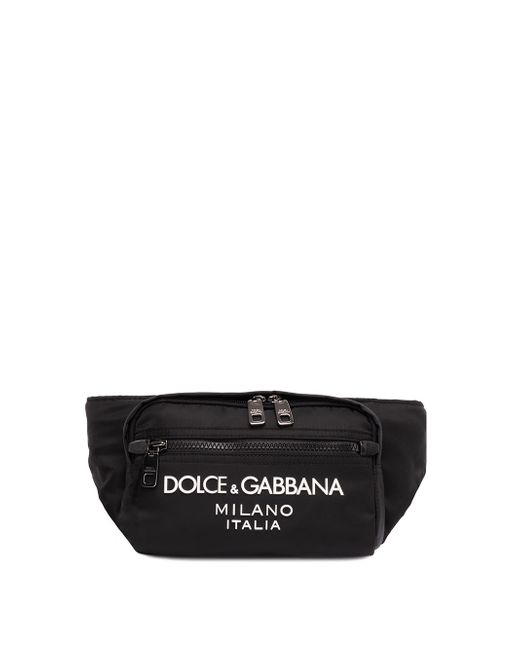 Dolce & Gabbana Belt Bag With Rubberized Logo