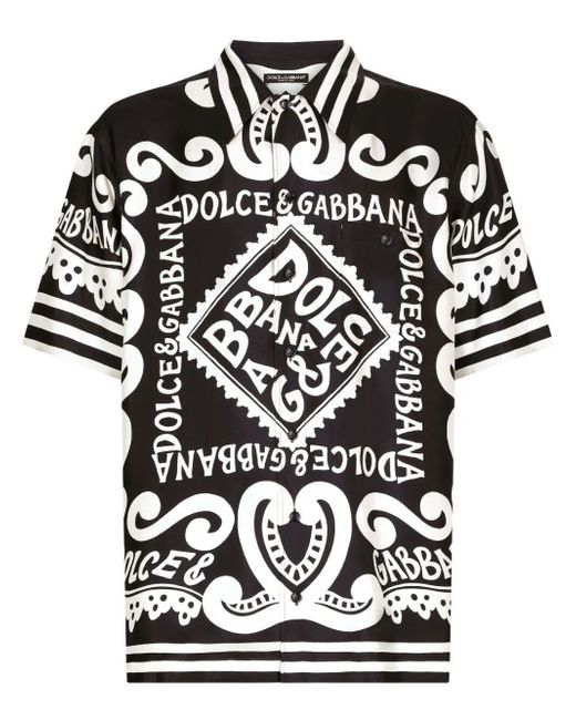 Dolce & Gabbana Print Short Sleeve Shirt