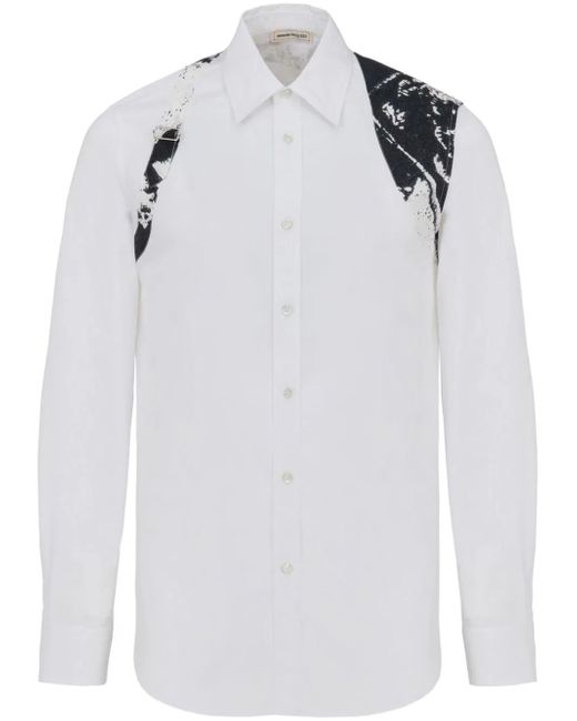 Alexander McQueen Printed Harness Shirt