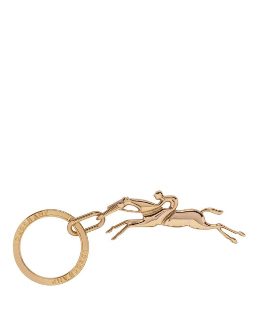 Longchamp Metal Horse Key Ring