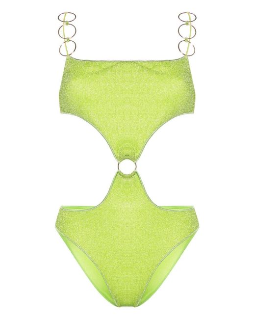 Oséree Lumiere Ring Cut Out Maillot One-Piece Swimsuit