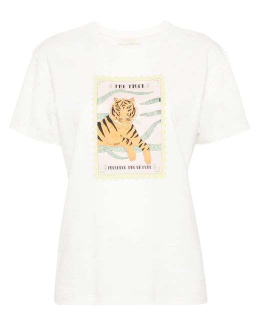 Twin-Set Travel Into The Nature Print T-Shirt