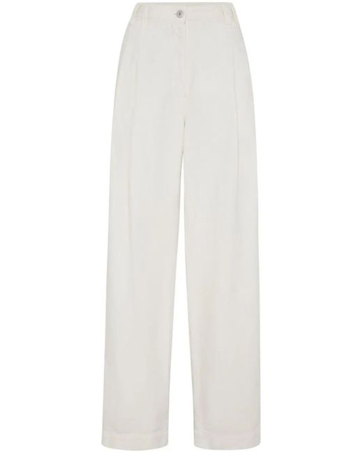 Brunello Cucinelli Garment-Dyed Relaxed Pants