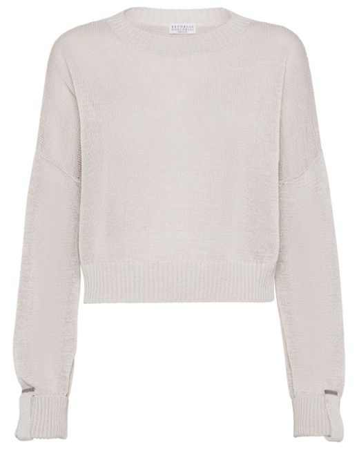 Brunello Cucinelli Sweater With Shiny Details