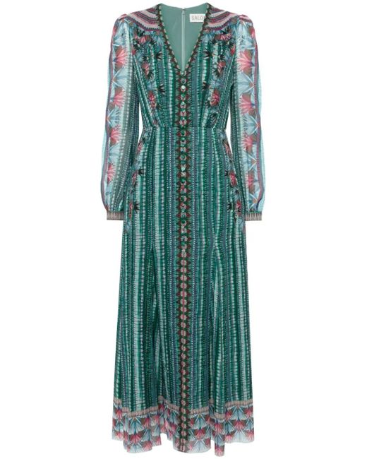Saloni Annabel-B Long Dress