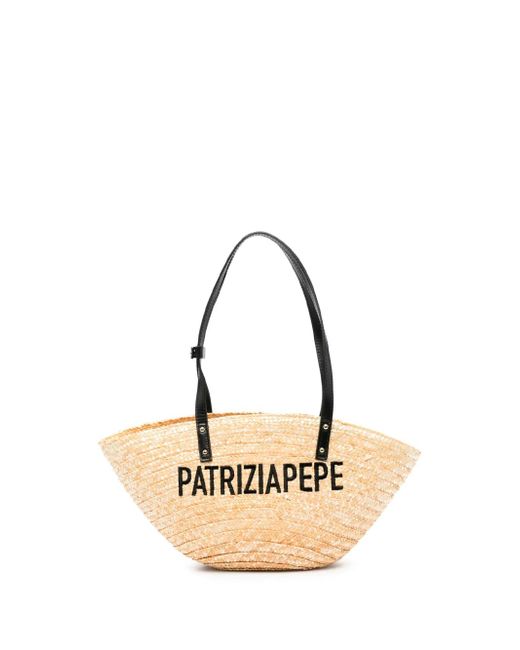 Patrizia Pepe Summer Straw Tote Bag