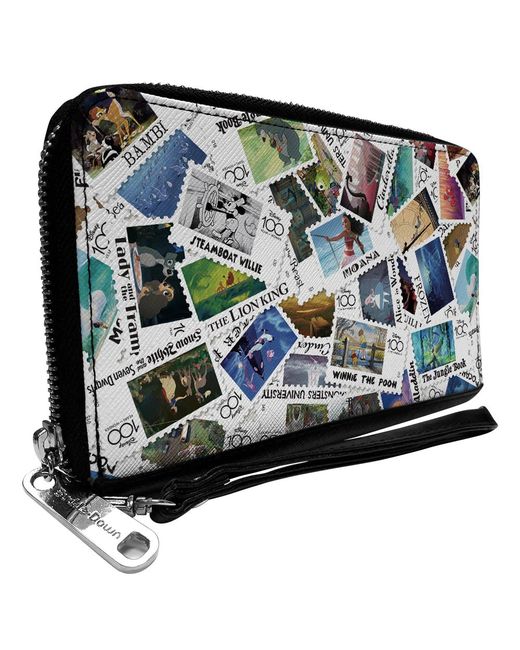 Buckle Down Products Buckle Down Disney 100 PU Zip Around Wallet Rectangle