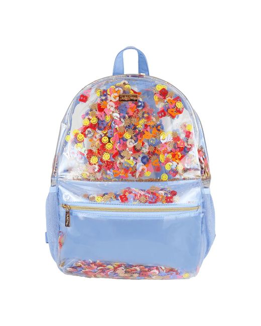 Packed Party Little Letters Confetti Clear Backpack