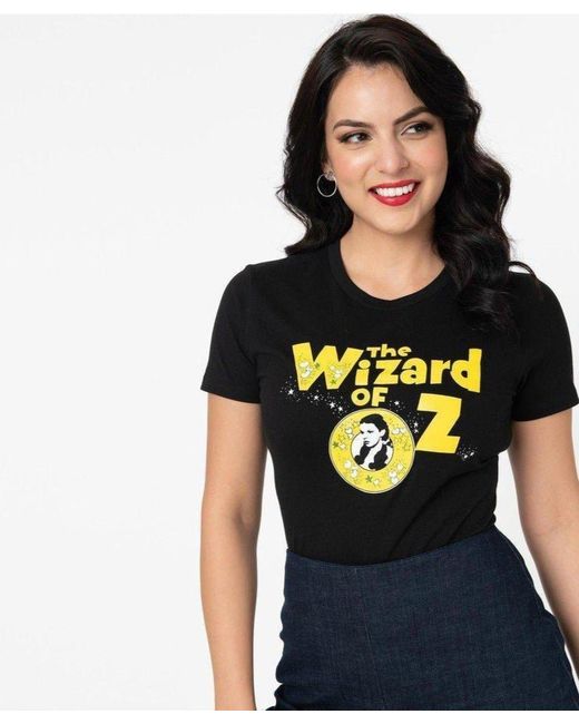 Unique Vintage The Wizard Of Oz x Retro Logo Fitted Tee
