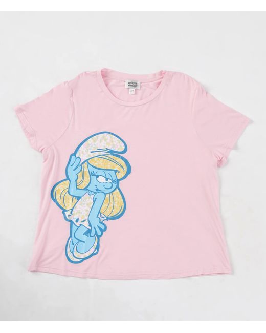 Unique Vintage The Smurfs x Fitted Tee
