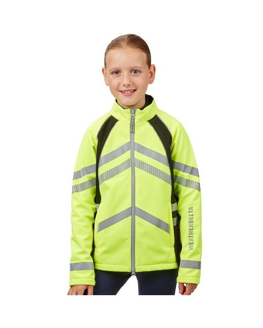Weatherbeeta Reflective Soft Shell Fleece Lined Jacket Juniors