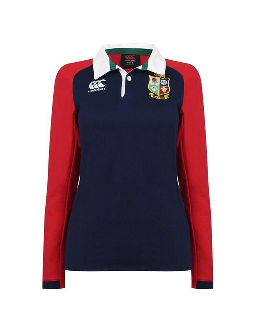 Canterbury British and Irish Lions Long Sleeve Rugby Shirt Ladies