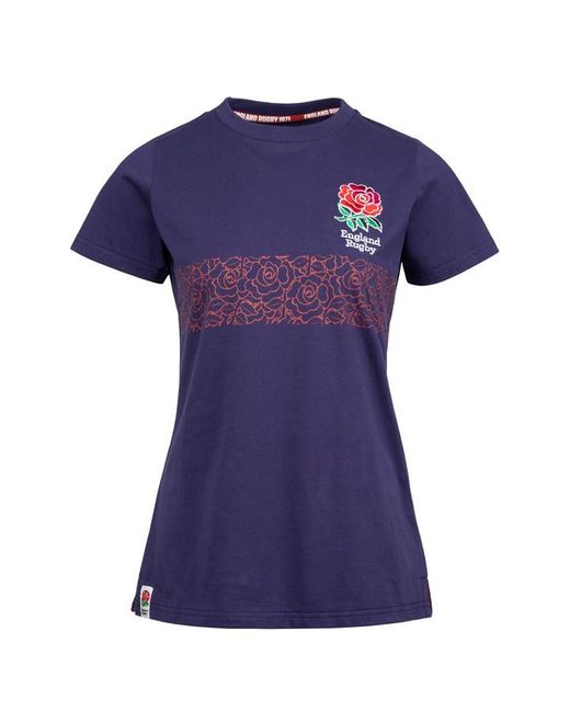 Rfu England Graphic T Shirt Ladies