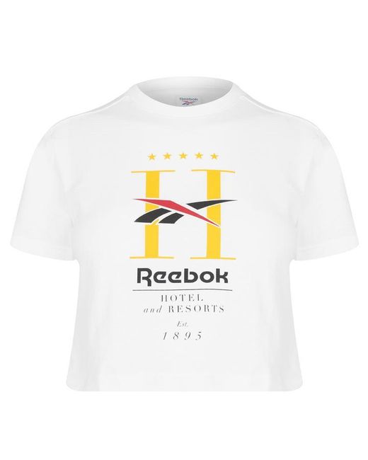 Reebok Hotel Cropped T Shirt