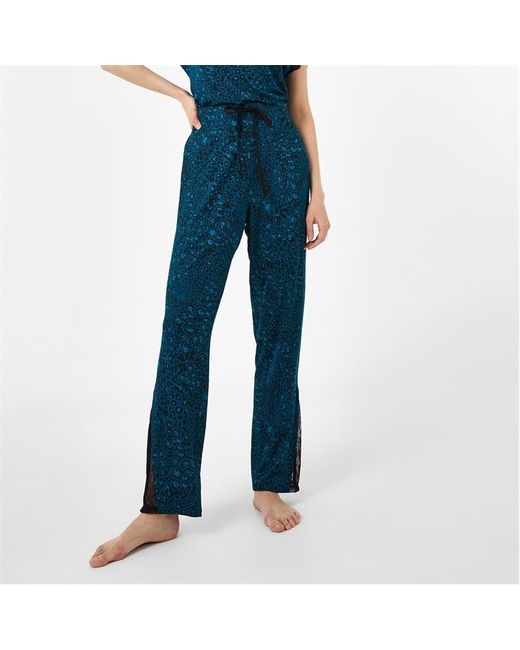 Biba Lace Trim Pyjama Trousers