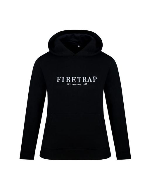 Firetrap Large Logo Hoodie