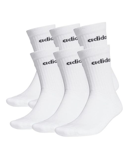 Adidas Half-Cushioned Crew 3 Pack Socks