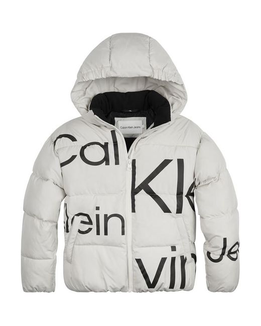 Calvin Klein Jeans Bold Inst. Logo Puffer Jacket