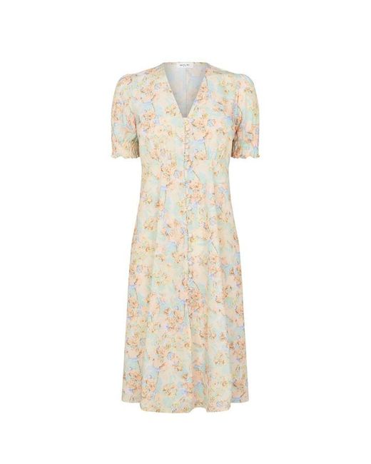 Replay Floral Short Sleeve Dress