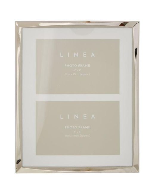 Hotel Collection Twist nickel plated frame 4 x 6 2 aperture