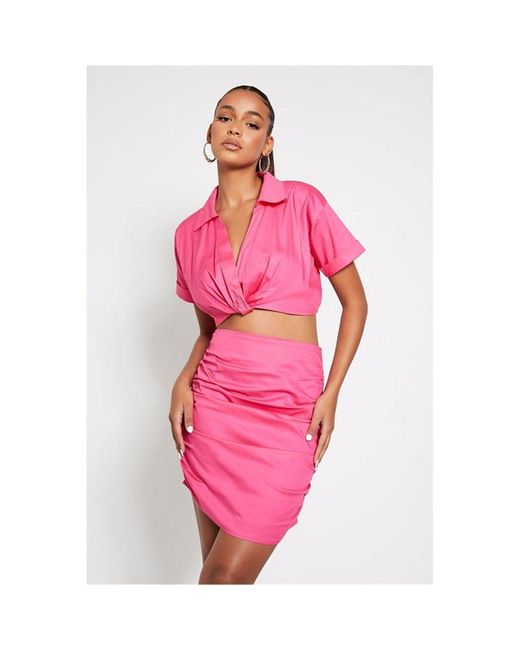 I Saw It First Ruched Detail Mini Skirt Co-Ord