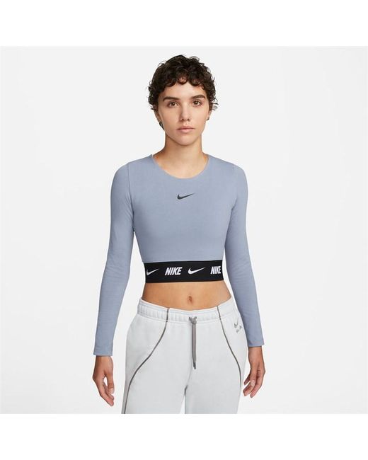Nike Sportswear Long-Sleeve Crop Top
