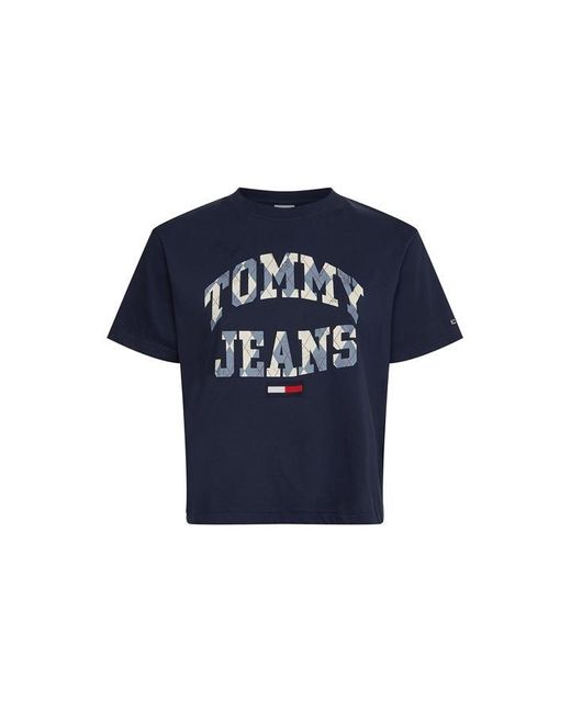 Tommy Jeans College Argyle T Shirt