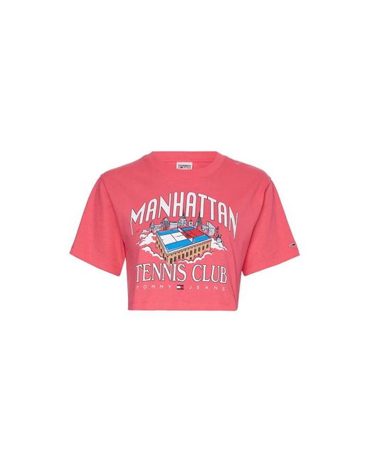 Tommy Jeans Crop Tennis T Shirt