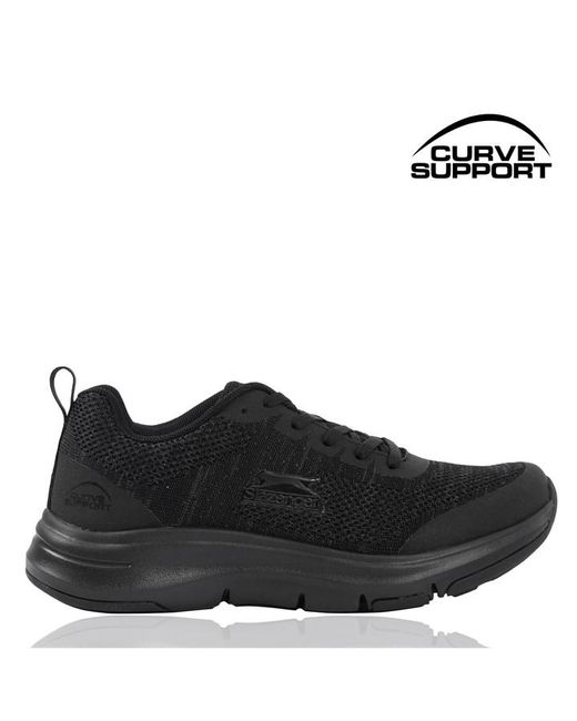 Slazenger Curve Support Knit Trainers Ladies