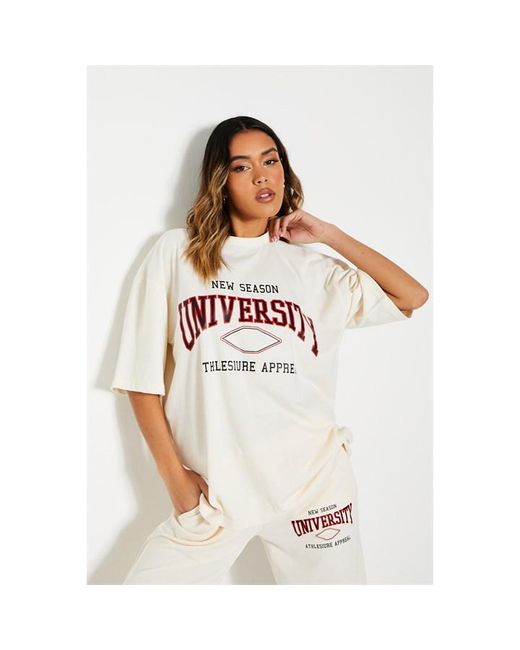 I Saw It First Oversized University T Shirt