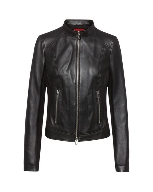 Hugo Boss Lanore Leather Jacket