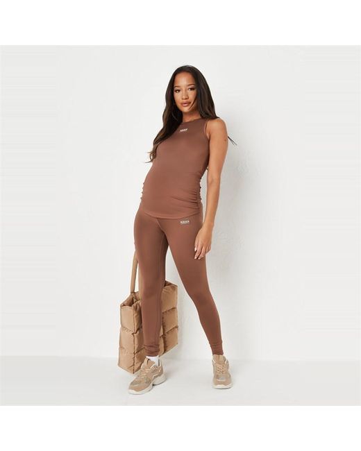 Missguided Recycled MSGD Sports Maternity Gym Leggings
