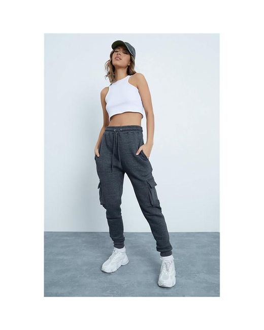 I Saw It First Charcoal Utility Joggers