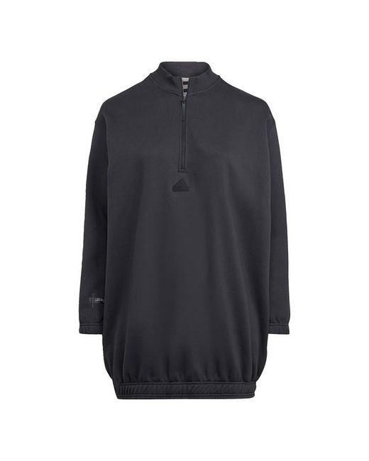 Adidas Half-Zip Sweater Dress Plus