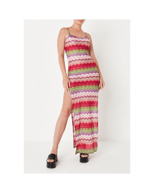 Missguided Crochet Cami Maxi Dress